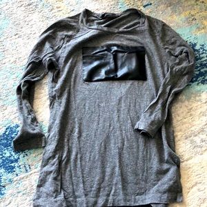 Blouse zara grey